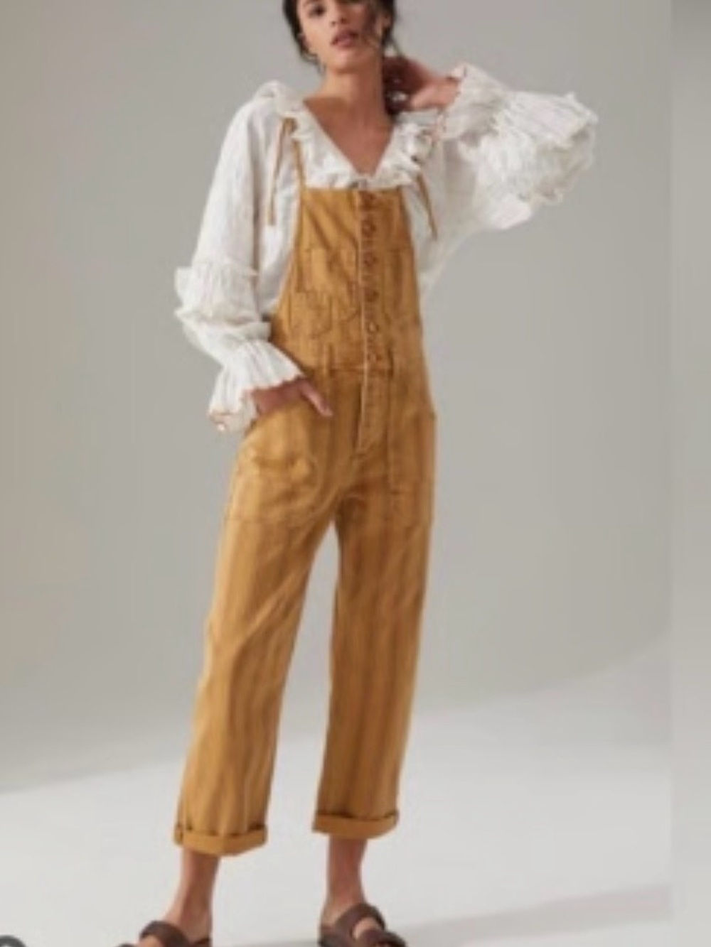 Anthro Pilcro Denim Overalls size 29